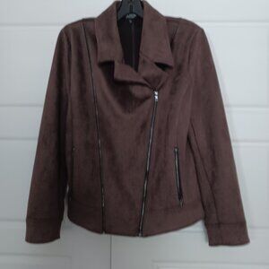 Moto jacket by Grayse in faux suede